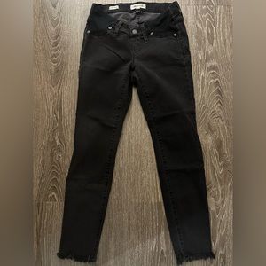 Madewell Maternity Skinny Jean in black Size 26